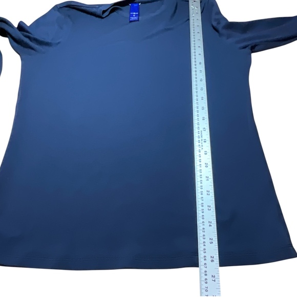 KIT AND ACE Modal Blend w/ Wool Brushed Crew Neck Long Sleeve Tee Navy Sz S - Picture 7 of 10